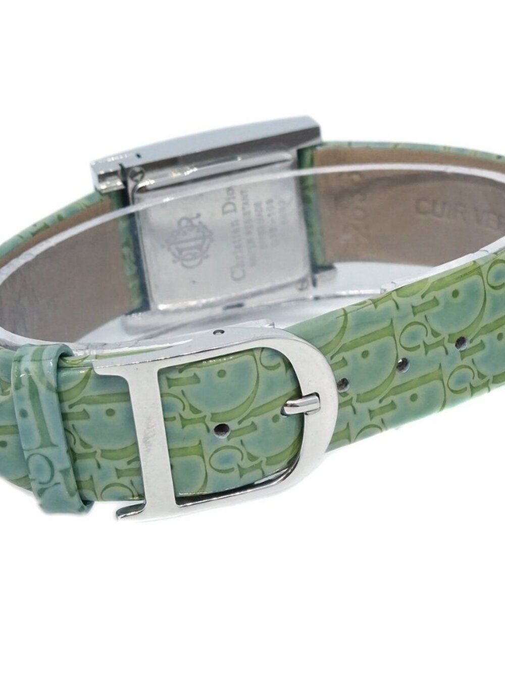 Christian Dior D78-109 Quartz Watch Green 171803 - Picture 5 of 7